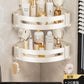 Punch-Free Bathroom Rack Bathroom Suction Cup Triangle Basket Wall Mount Bathroom Sink Corner Storage Rack