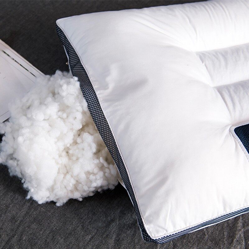 Adult Cassia Seed Pillow Case and Pillow Core Set Home a Pair of Pillow Core Protection Isolation Layer Cervical Support Sleep