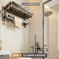 Suction Cup Towel Rack Punch-Free Toilet Bathroom Storage Rack Integrated Wall-Mounted Toilet Bath Storage Bath Towel Rack