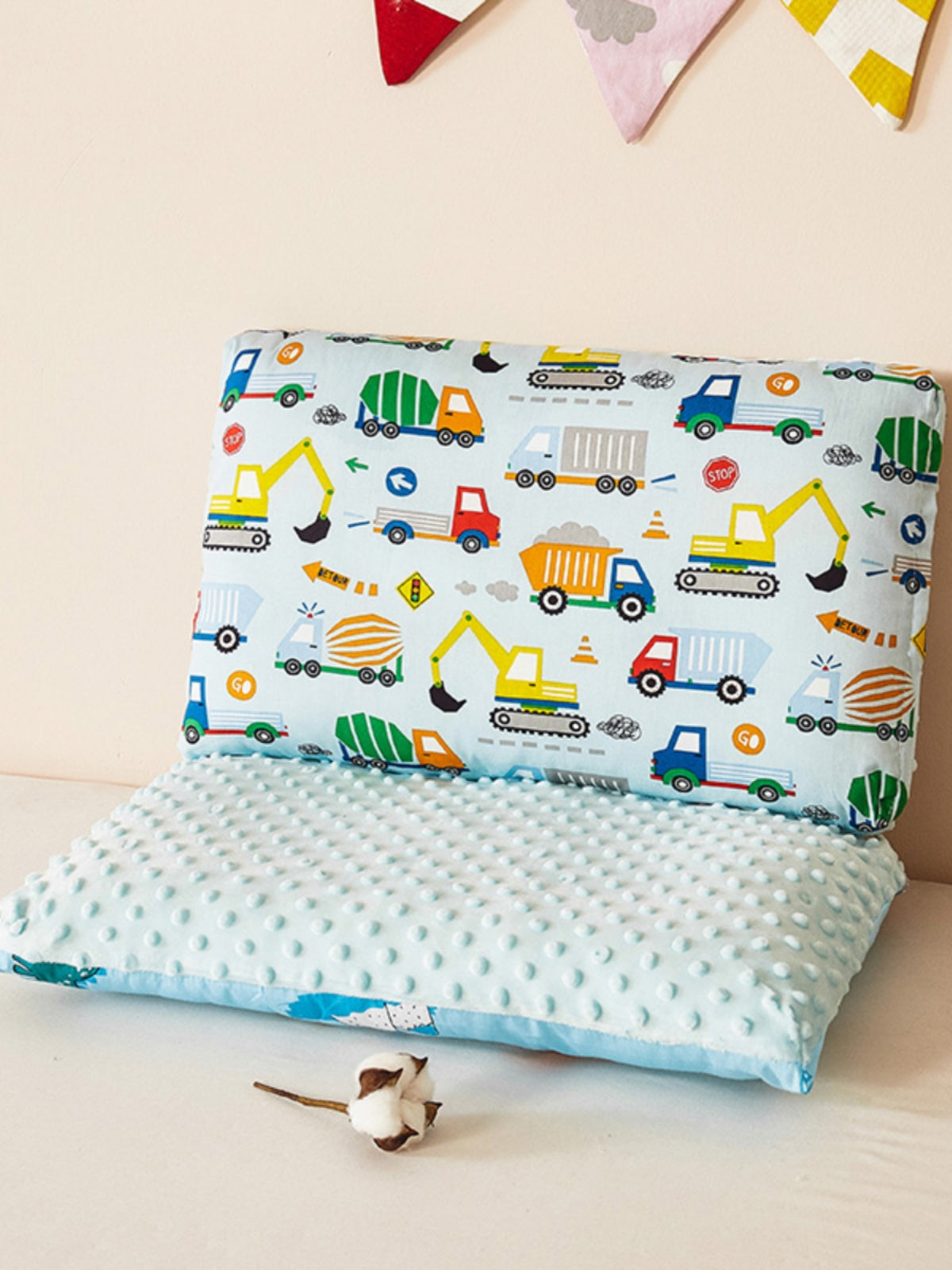 Kids Baby Removable and Washable Cotton Pillow