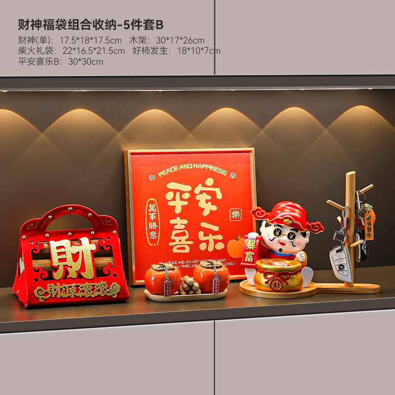 Key Storage Entrance Tray Housewarming Fortune Cat
