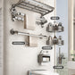 Drill-Free Shelf Bathroom Toilet Storage Hook Sucker