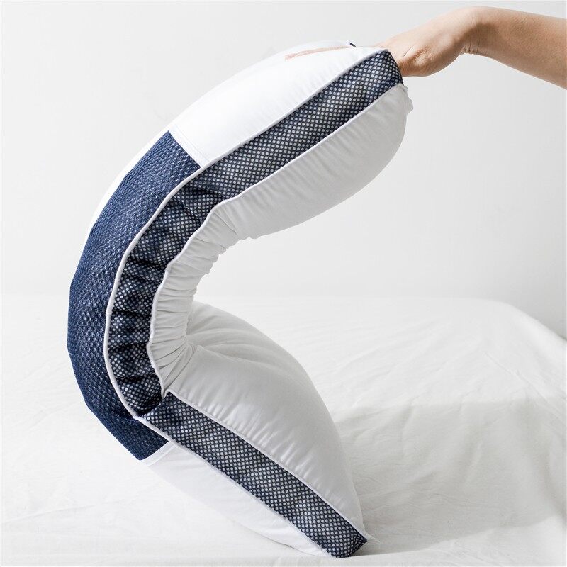 Adult Cassia Seed Pillow Case and Pillow Core Set Home a Pair of Pillow Core Protection Isolation Layer Cervical Support Sleep