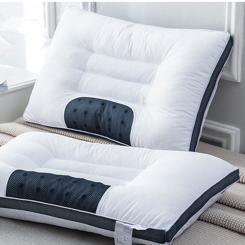 Adult Cassia Seed Pillow Case and Pillow Core Set Home a Pair of Pillow Core Protection Isolation Layer Cervical Support Sleep