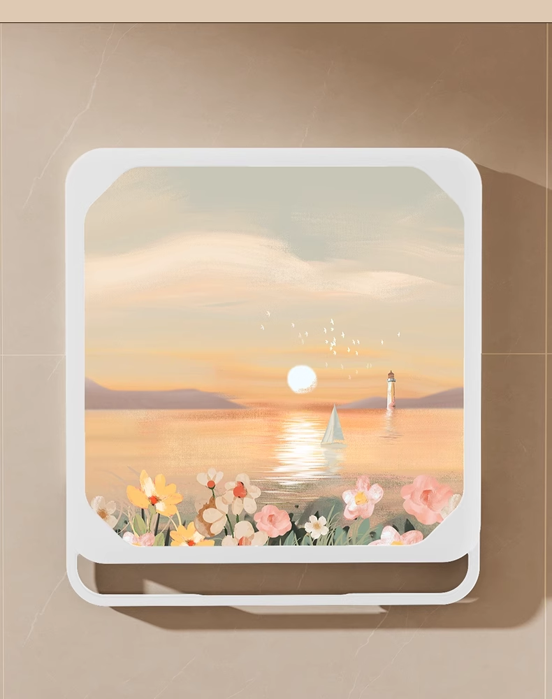 Mural Storage Box Clean Clothes Foldable Cabinet Bath