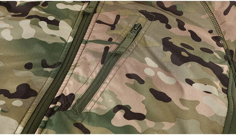 Tactical Jacket Men Outdoor Jacket Army Combat Jackets Mens Hooded Bomber Coats YAF Winter Jacket Hiking Hunting Jacket