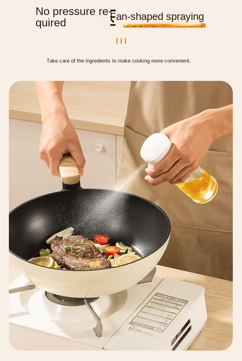 200/300/500 ML Oil Spray Pot Kitchen Household Edible Olive Oil Spray Bottle Atomized Misty Oil Tank Air Fryer Spray Bottle