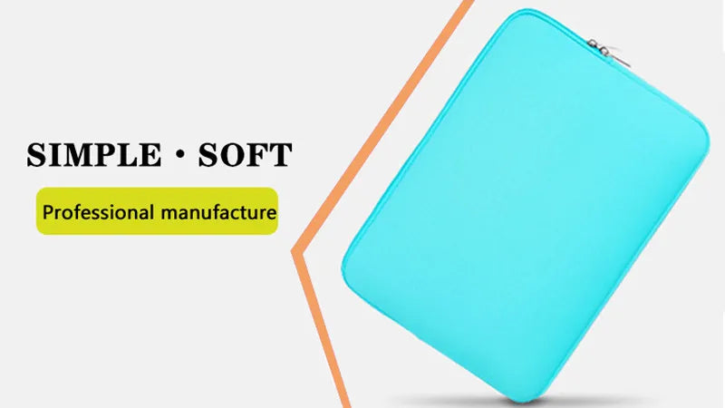 11-15.6 inches Soft Laptop Bag Sleeve For Xiaomi HP Dell Lenovo Macbook Air Pro Notebook Computer Case Cover Laptop Accessories