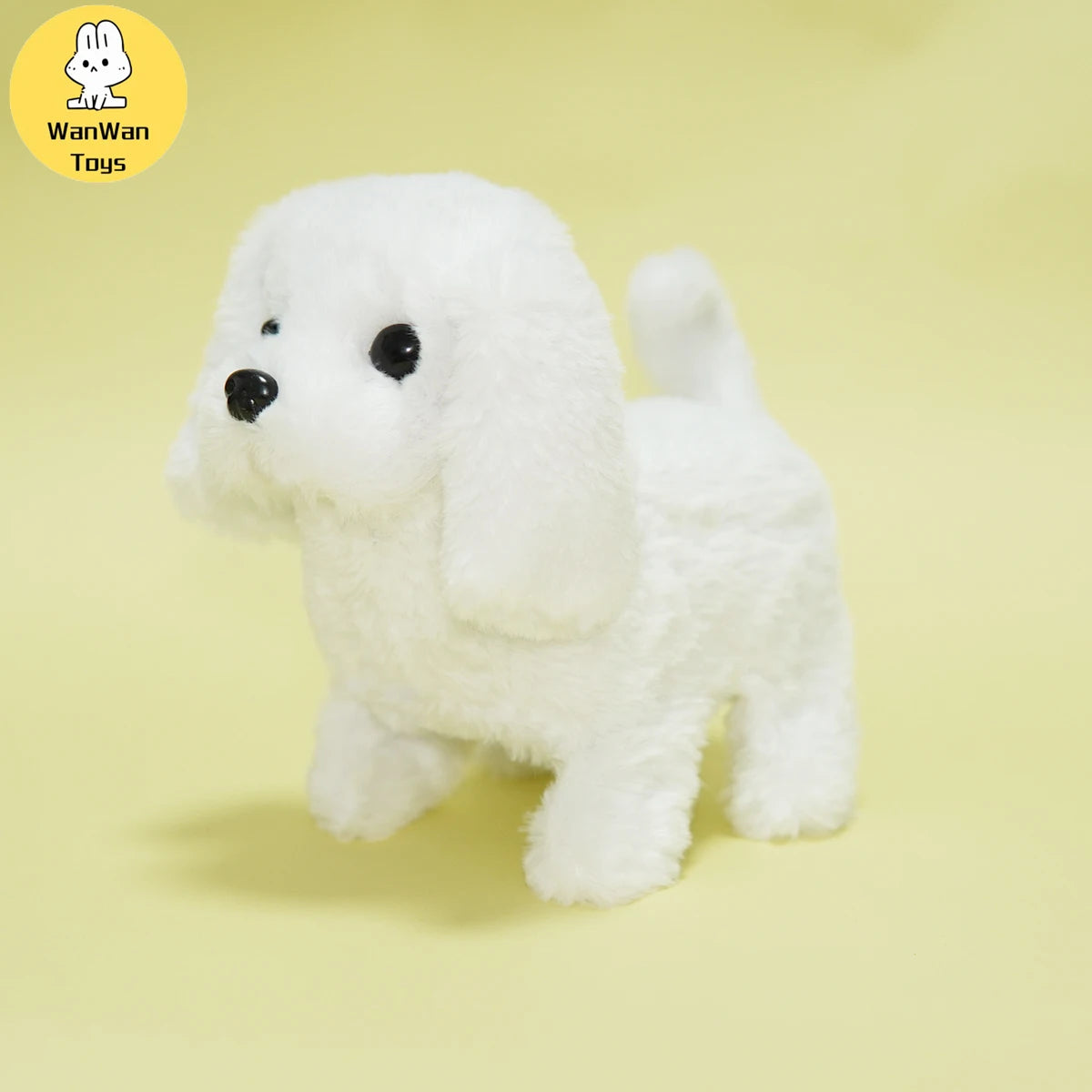 Plush Electric Puppy Simulation Pet Dog Can Walk Teddy Dog Golden Retriever Bichon Frize Dog Children Can Bark Run And Rock