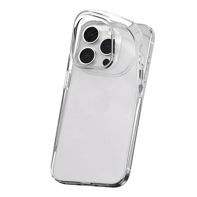 Luxury Transparent Case For iPhone 16 15 11 12 13 14 Pro Max Soft TPU Silicone For iPhone XR XS Max 8 Plus Back Cover Clear Case
