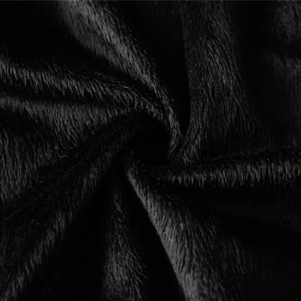 Men Fur Lined Warm Motorcycle Jacket Slim Street Fashion BLack Biker Coat Pleated Design Zipper 2024 Winter Black Leather Jacket