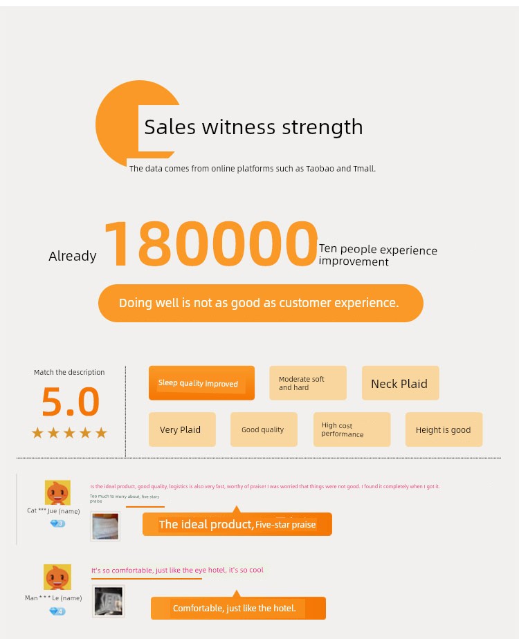 Sidford Home Buckwheat Pillow Seven Hotel Pillow Hanquan Court Season Special Pillow Core Cervical Support Sleep