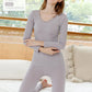 Women Thermal Underwear Winter Long Sleeve Winter Clothes Seamless Thermal Underwear Intimate Set Female Thick 2 Pcs Sleepwear
