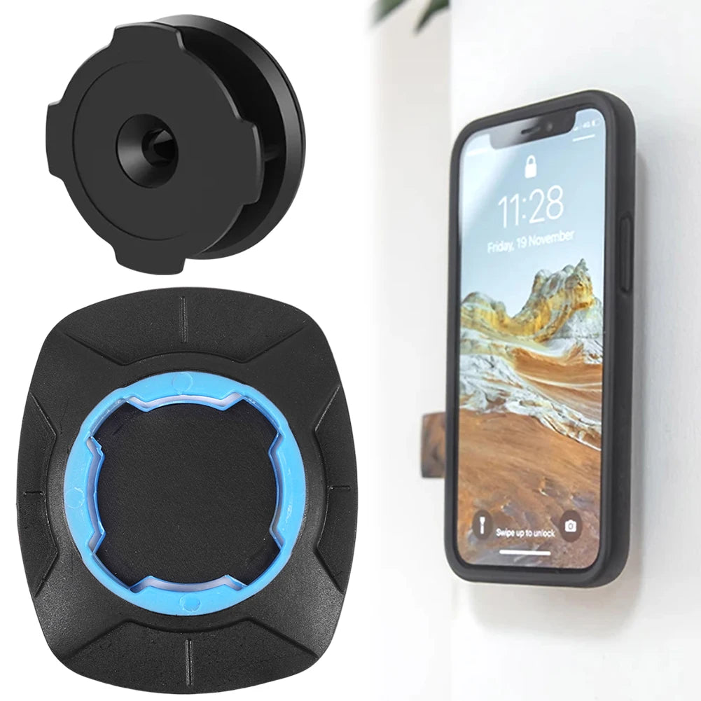 Phone Stand Wall Stickers Quick Release Wall Cellphone Mount Universal Phone Support Bracket for Home Room