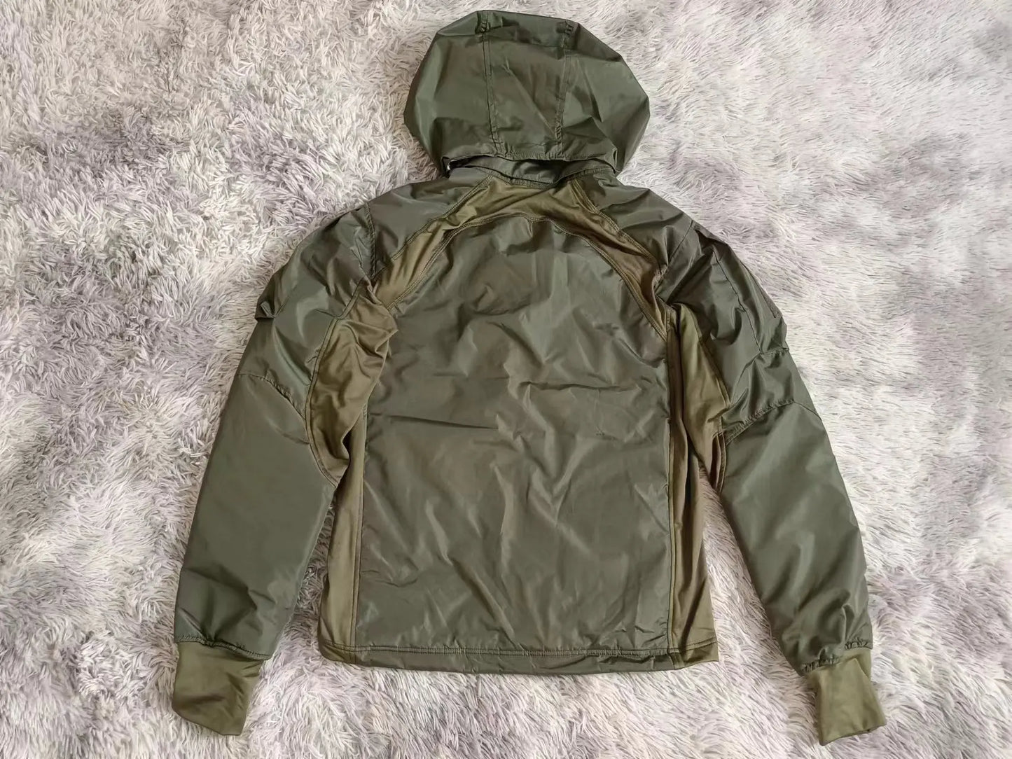 Mens CamouflageTactical Jacket Lightweight Cotton Clothes Autumn Winter Outdoor Waterproof Hooded Padded Coat Hiking Windbreaker