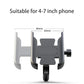 Motorcycle Bicycle Phone Holder GPS Bracket Cellphone Stand Mirror Handlebar Mount Compatible For Smartphone Between 3.0 to 6.5"