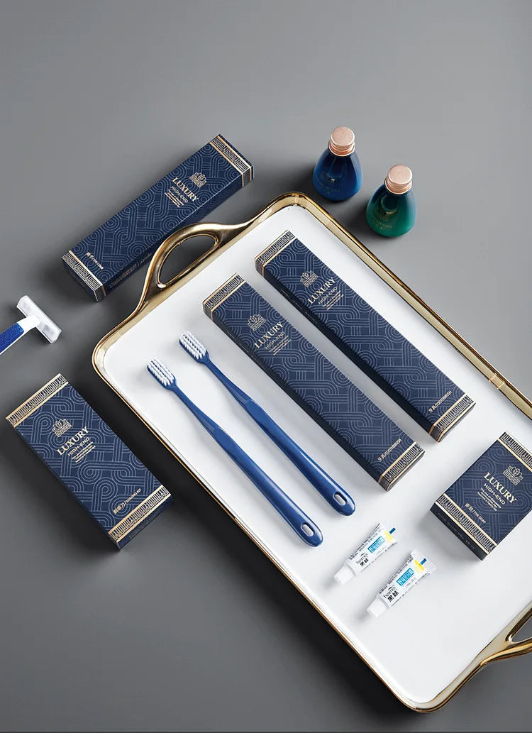 Legend Series Hotel Disposable Toiletries Set Hotel Toothbrush with Toothpaste Guest Room Supplies 20pc 50pc