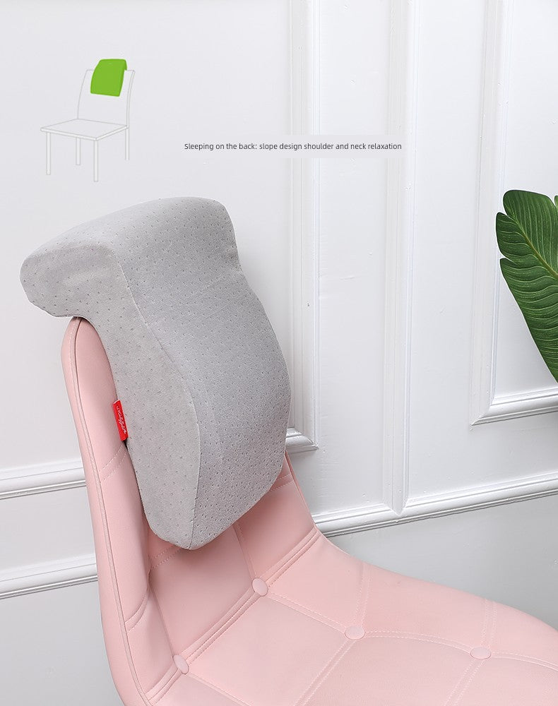 Ice Silk Afternoon Nap Pillow Stomach Sleeper Pillow Office Primary School Student Stomach Sleeper Pillow Lunch Break Sleeping Artifact Pillow Boys Style Summer