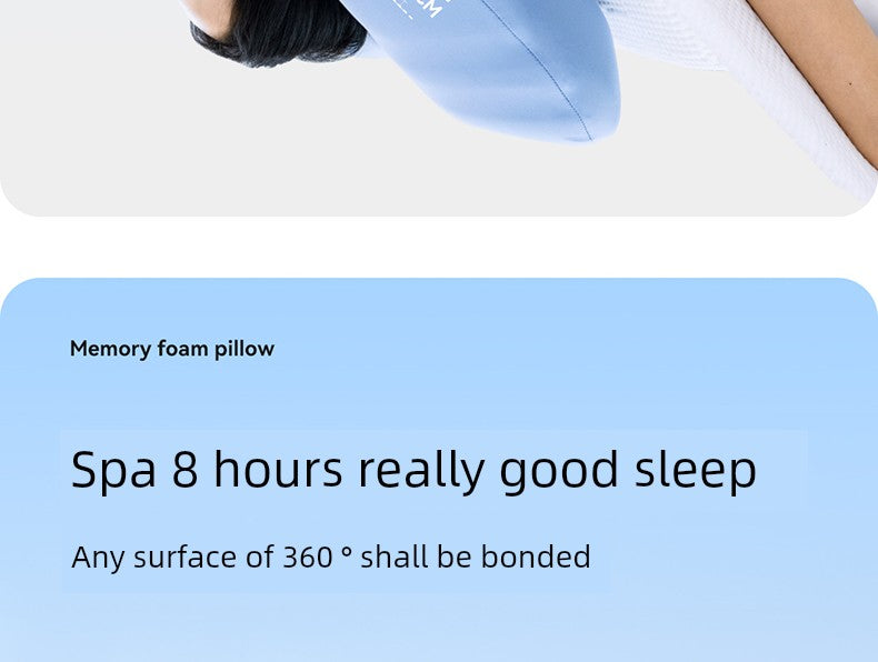 Banana Fruit Puff Memory Cotton Pillow Non-Pressure Stiff Neck Special Super Soft Cervical Support Improve Sleeping Pillowcase and Pillow Core