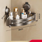 Wall-Mounted Wash Basin Toilet Triangle Basket Shelf Suction Cup