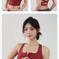 Women Fitness Underwear Yoga Bras cross Back Beauty Sports Bras Front Zippe Top Bra Sexy Breathable Underwear For Women Gym Top