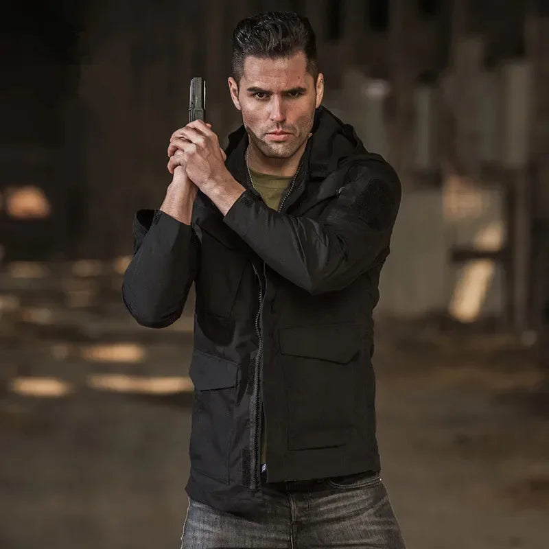 M65 UK  Men Autumn Flight Pilot Coat  Clothes Casual Tactical Hoodie Hunting Field Jacket Windbreaker Waterproof Jackets