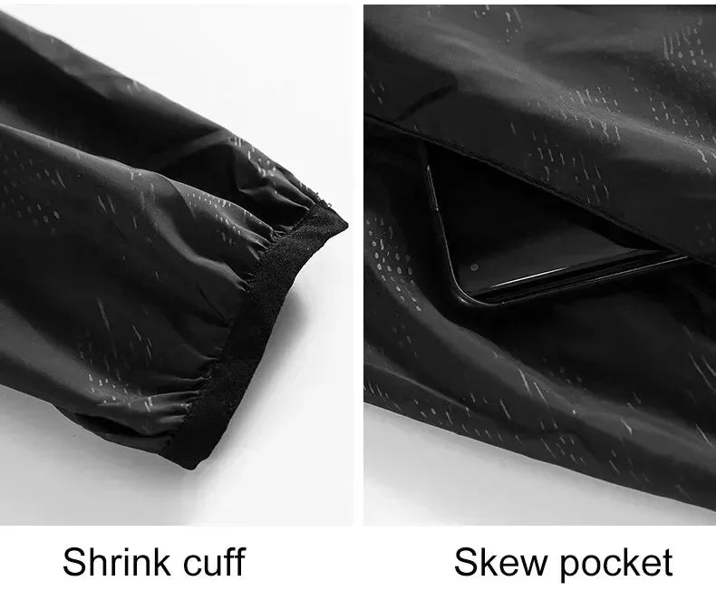 Men Women Hiking Jackets Waterproof Sun Protection Windbreaker Camping Climbing Outdoor Rain Coat Unisex Portable Clothes