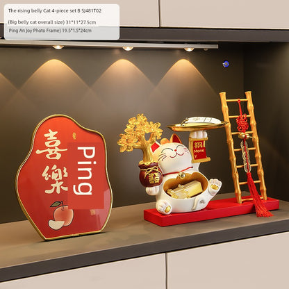 Lucky Cat Key Storage Entrance Decoration Entrance Shoe Cabinet Living Room Home Decorations Housewarming Gifts