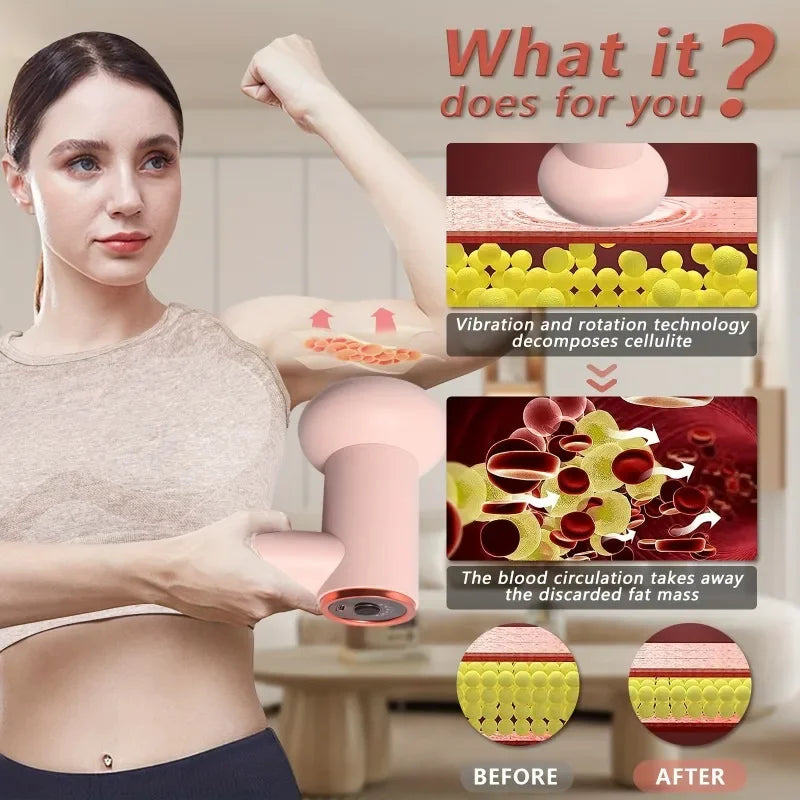 Wireless Body Cellulite Sculpting Massager Fat Burner Body Shaping Care Slimming Massager Machine Lose Weight Anti Fat Care Tool