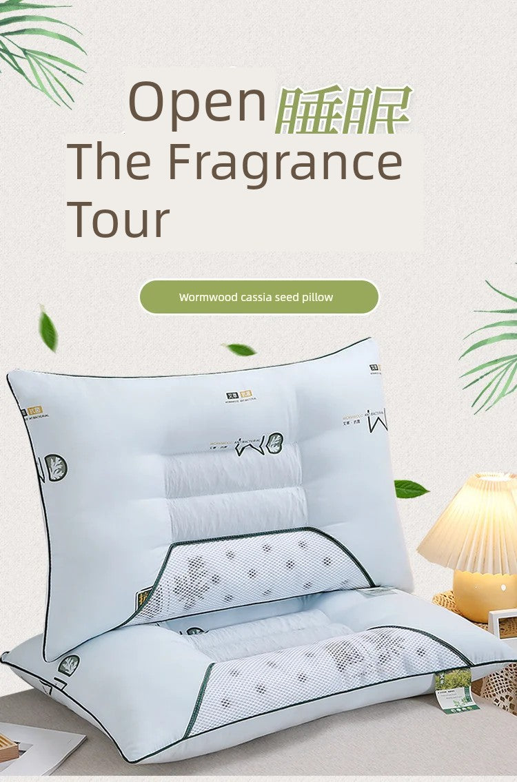 Send Pillowcase Argy Wormwood Ketsumeishi Pillow Case and Pillow Core Set For Home a Pair of Cervical Support for Sleeping Adults