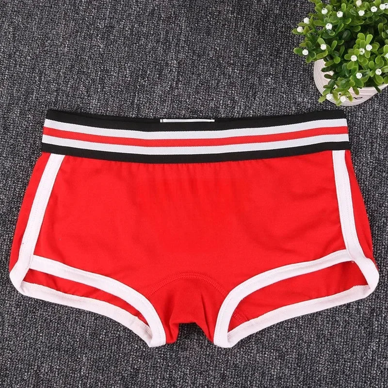 Underwear for Women Funny Female Boxer Shorts Cotton Boy Shorts Cute Girl Panties Breathable Womens Intimates