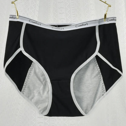 2025 New Women Menstrual Panties Cotton Comfortable Physiological Underwear Female Breathable Period Underpants Plus Size Briefs
