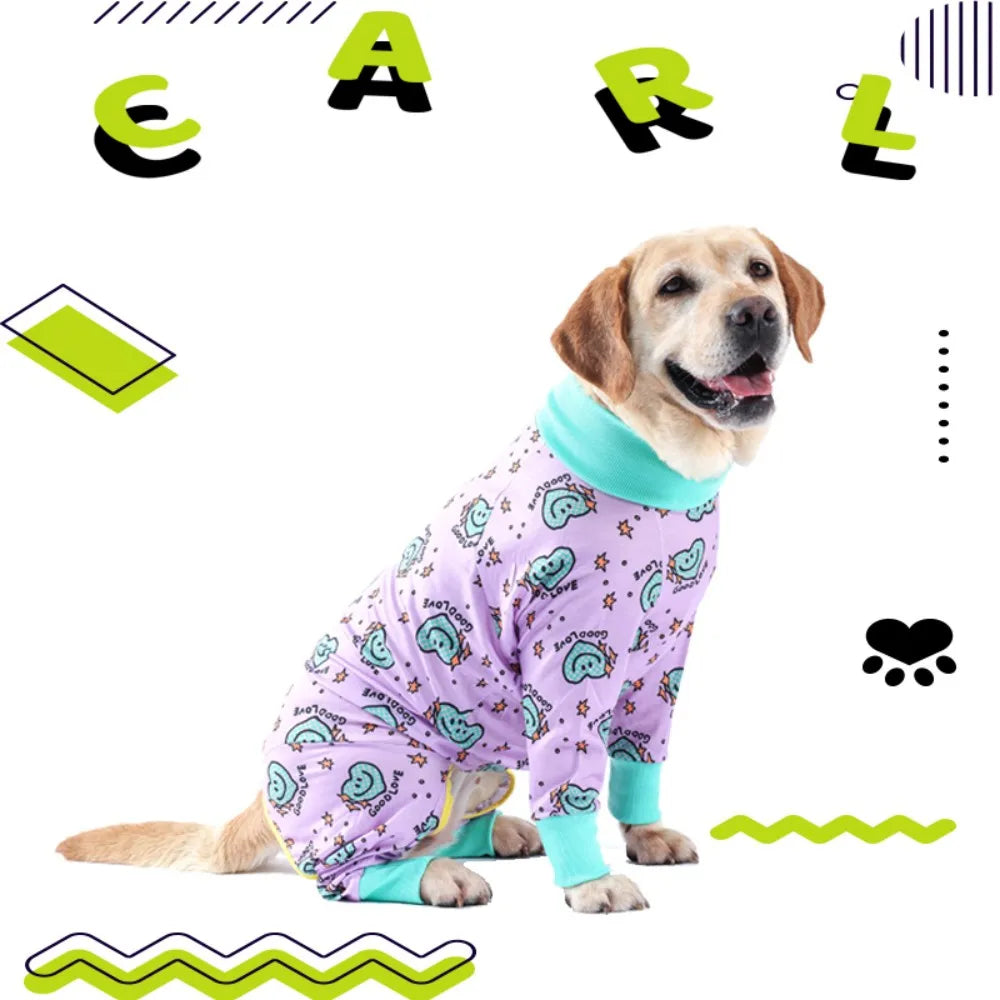 Dog Recovery Suit Abdominal Wound After Surgery Wear Prevent Licking Wounds Dog Pajamas Long Sleeve Prevent Shedding