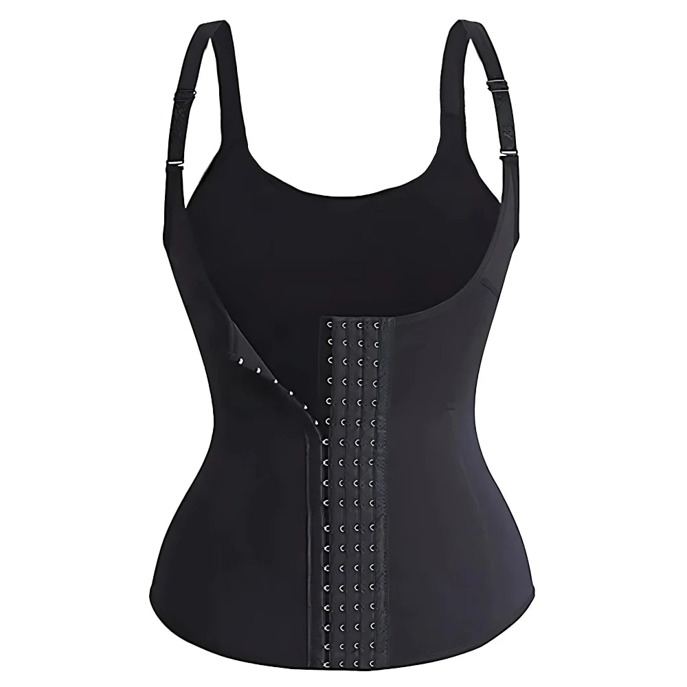 Women Shapewear Underbust Corset Body Shaper Latex Waist Trainer Steel Boned Corset Vest Waist Trainer Girdle Sport Workout