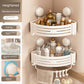 Suction Cup Punch-Free Corner Toilet Bathroom Storage Rack