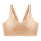 Women's Seamless Underwear, Thin Style, Large Breasts, Small Breasts, No Wires, Pull-up And Anti-sagging Large Size Bra