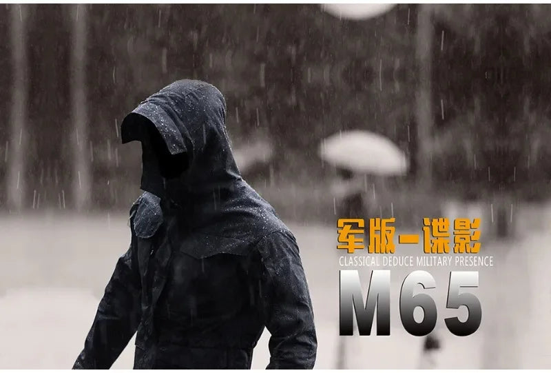 M65 UK  Men Autumn Flight Pilot Coat  Clothes Casual Tactical Hoodie Hunting Field Jacket Windbreaker Waterproof Jackets