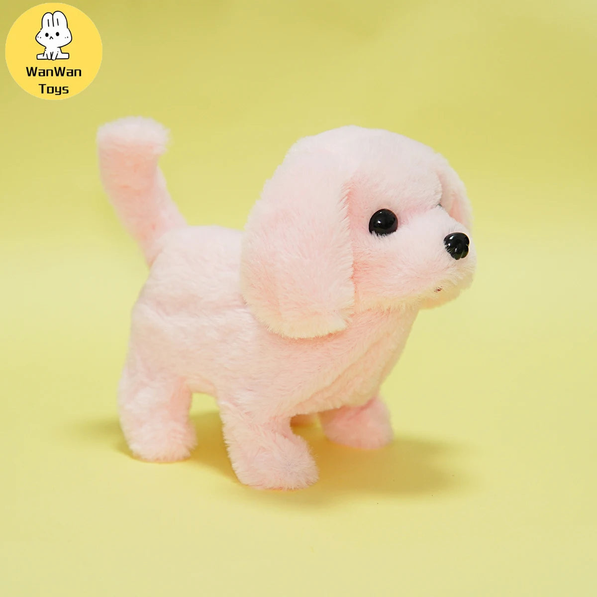 Plush Electric Puppy Simulation Pet Dog Can Walk Teddy Dog Golden Retriever Bichon Frize Dog Children Can Bark Run And Rock