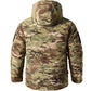 Men Heating Tactical Jacket Autumn Winter Warm Hooded Cotton Coat Camouflage Padded Clothes Outdoor Thermal Hiking Sports Jacket