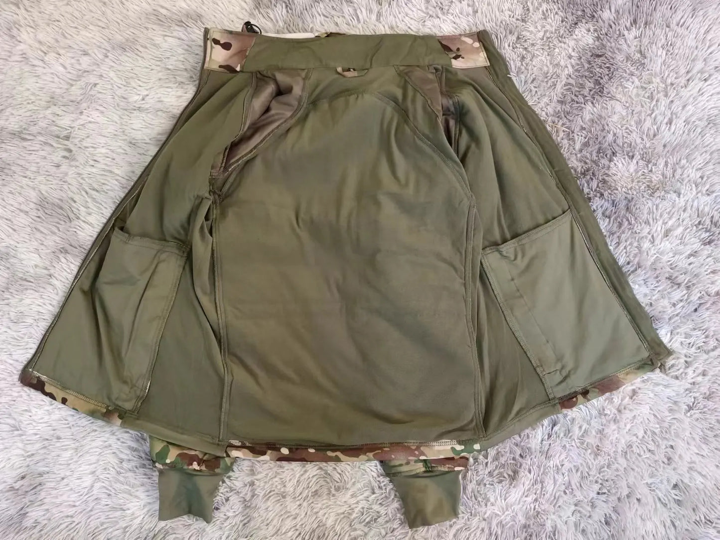 Mens CamouflageTactical Jacket Lightweight Cotton Clothes Autumn Winter Outdoor Waterproof Hooded Padded Coat Hiking Windbreaker