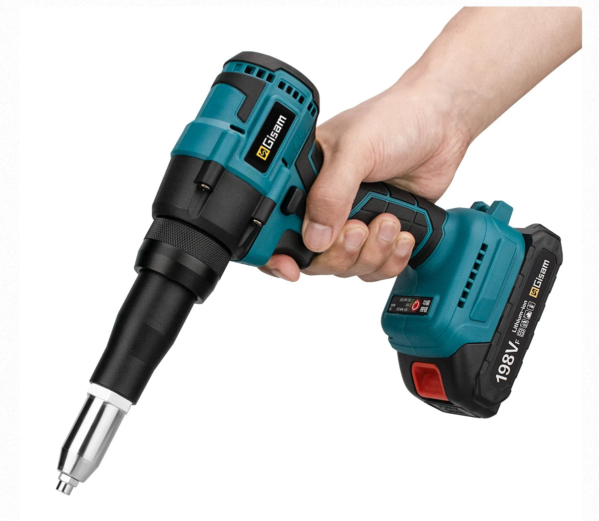 20000N Brushless Electric Rivet Gun 2.4~4.8mm Cordless Rivet Nut Gun Drill Insert Automatic Riveting Tool For Makita 18V Battery