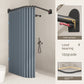 Waterproof Partition Foldable Curved Rod Dry Wet Separation Shower Curtain