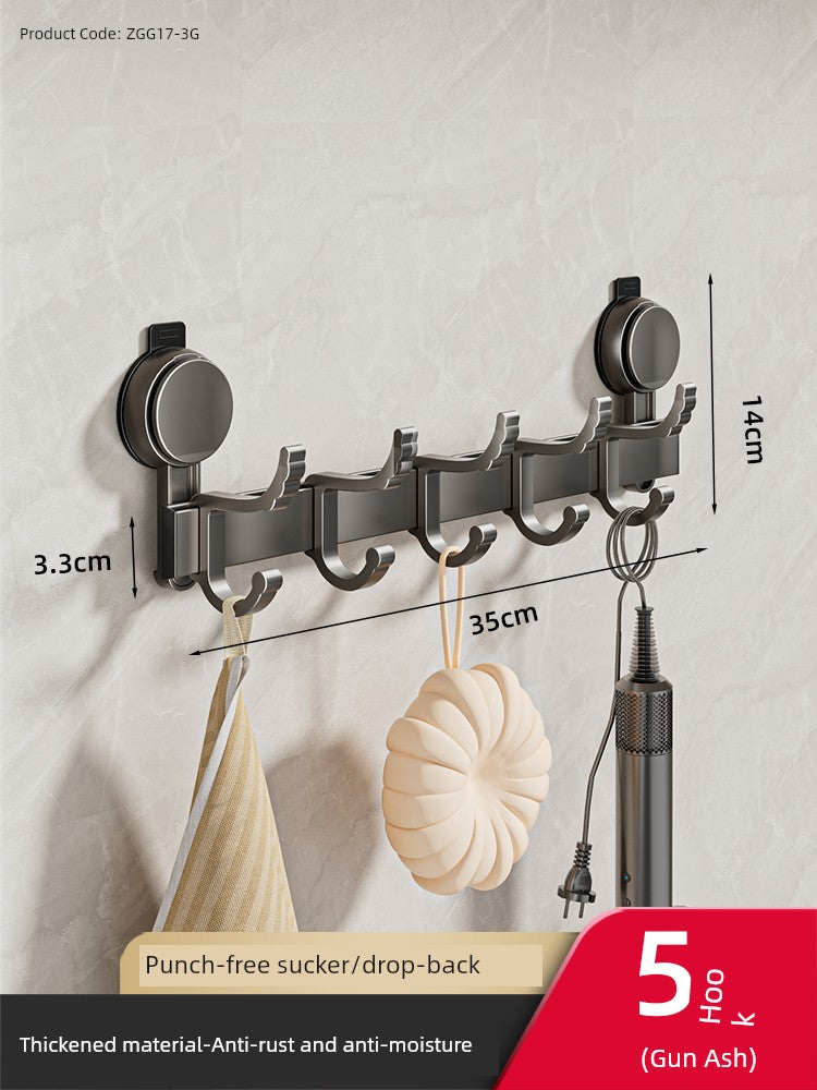 Wall-Mounted Wash Basin Toilet Triangle Basket Shelf Suction Cup