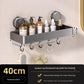Suction Cup Punch-Free Corner Toilet Bathroom Storage Rack