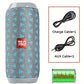 TG117 Portable Bluetooth Speaker Outdoor Wireless Woofer Free Call /FM/TF Card/USB Flash Drive Connect Mobile Phone/Tablet/TV