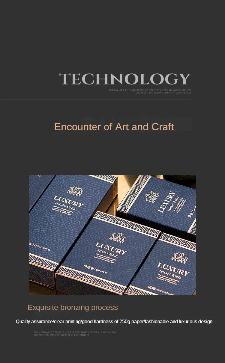 Legend Series Hotel Disposable Toiletries Set Hotel Toothbrush with Toothpaste Guest Room Supplies 20pc 50pc