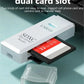Multi Functional 2-in-1 High-speed USB 3.0/2.0 Card Reader Supports TF+SD Computer, Tablet Camera, Laptop, Car Mounted