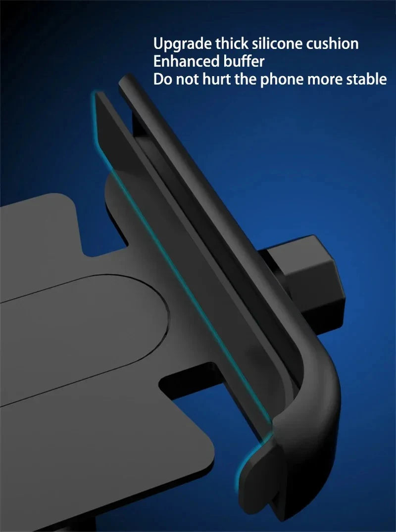 Motorcycle Bicycle Phone Holder GPS Bracket Cellphone Stand Mirror Handlebar Mount Compatible For Smartphone Between 3.0 to 6.5"