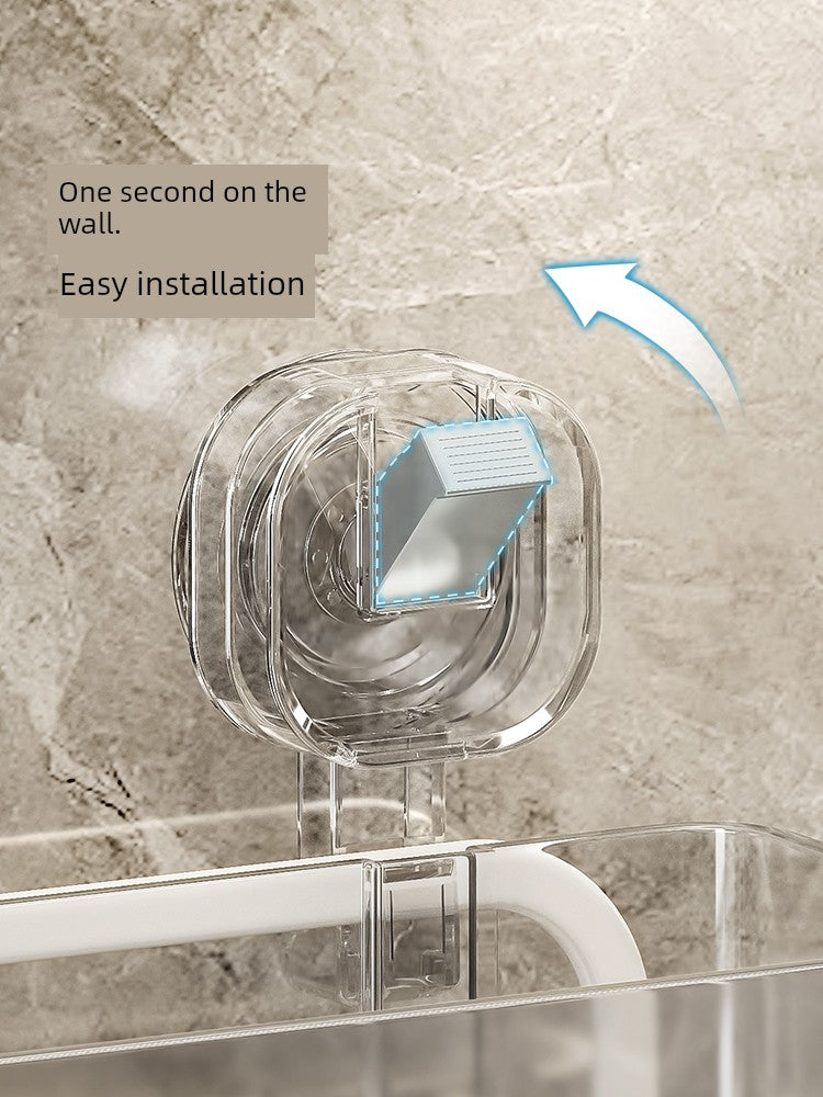 Japan Muj Washstand Free Punch Wall Suction Cup