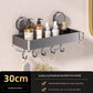 Suction Cup Punch-Free Corner Toilet Bathroom Storage Rack
